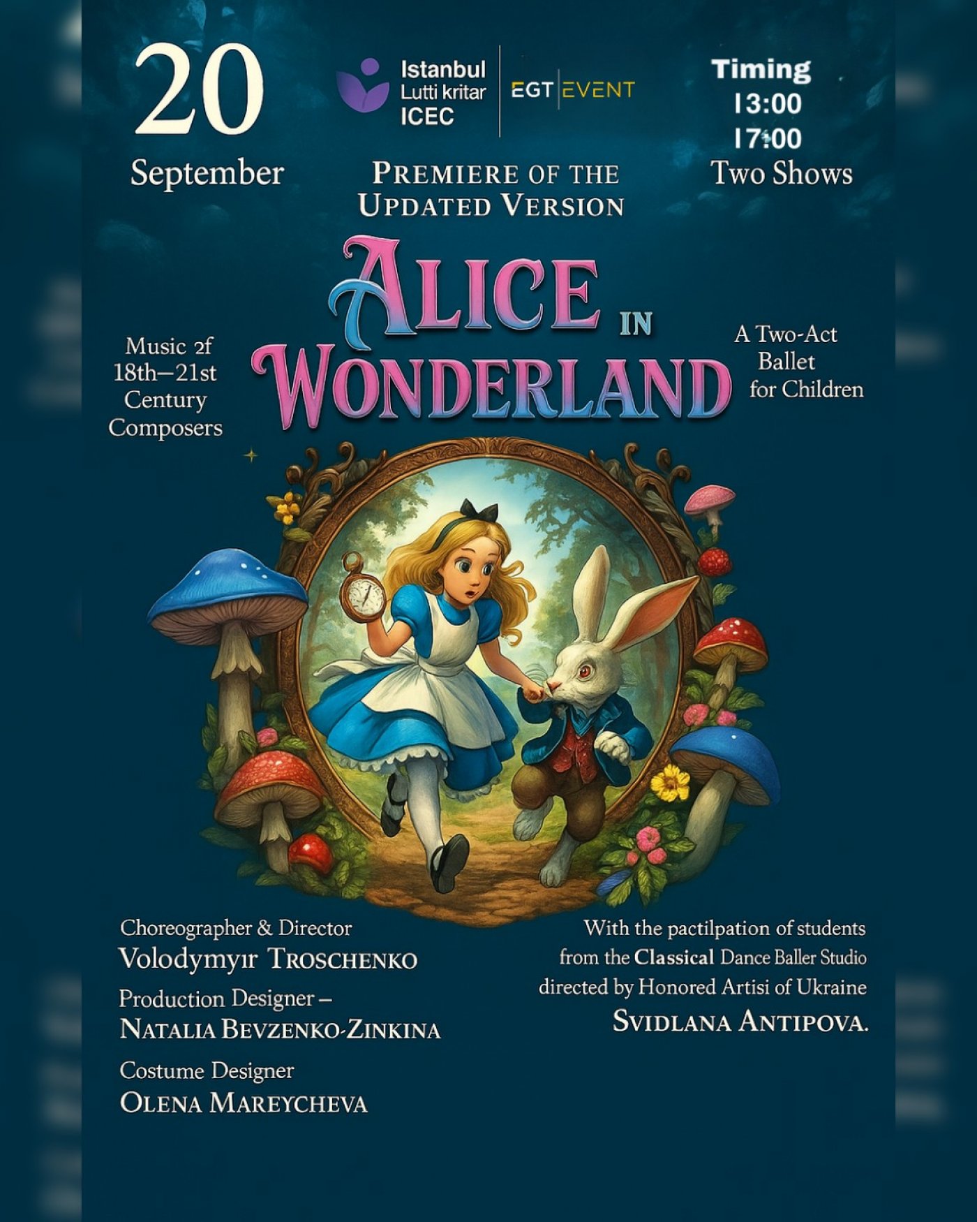Alice in Wonderland Show in Istanbul