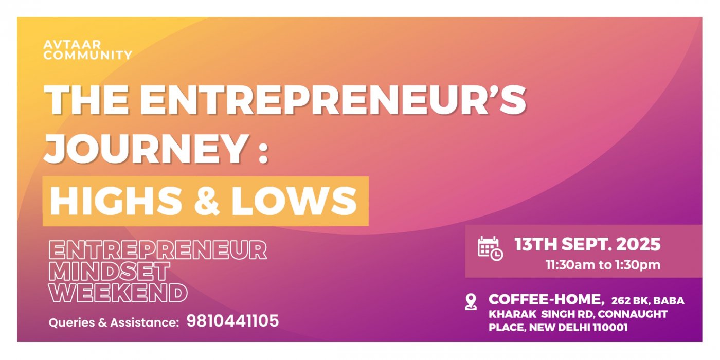 The Entrepreneur\u2019s Journey: Highs & Lows
