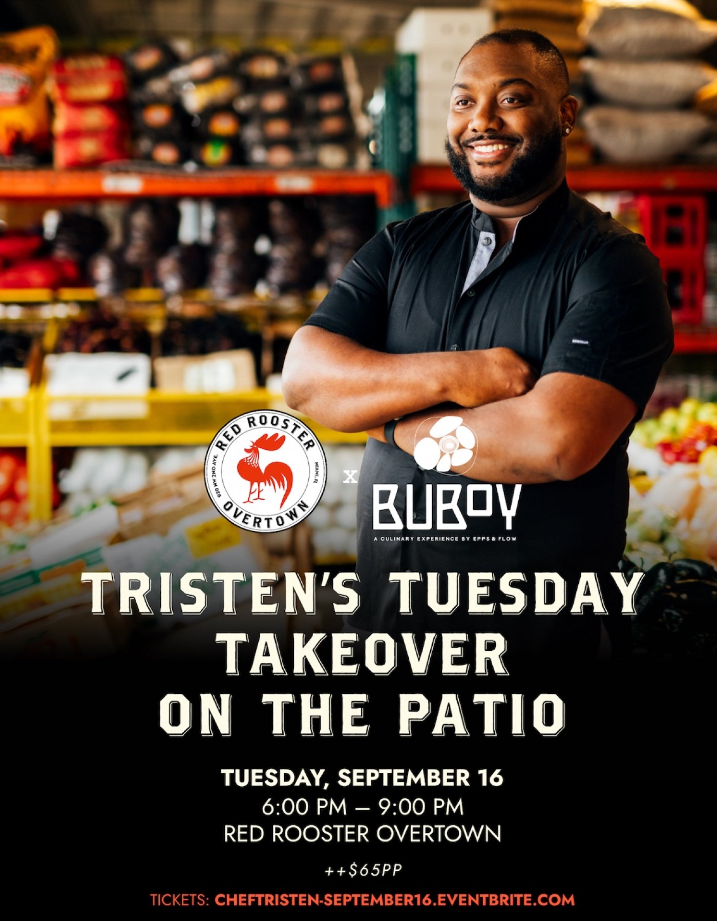 Tristen Epps\u2019s Tuesday Takeover at Red Rooster Overtown