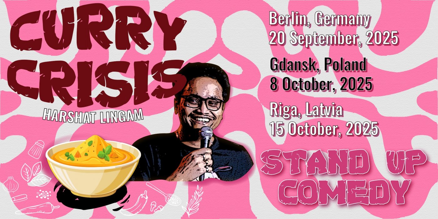 Curry Crisis : A Stand-up Comedy Show in English (Riga)