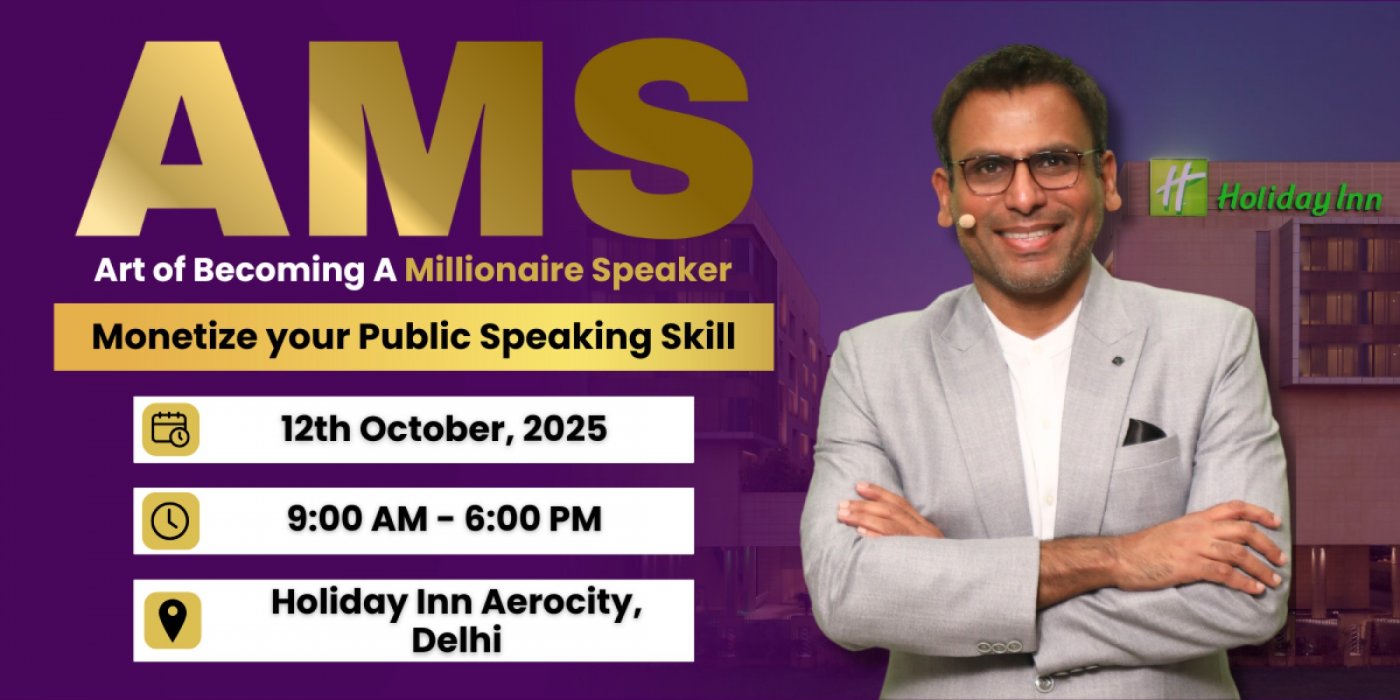 The Art of Becoming A Millionaire Speaker Delhi