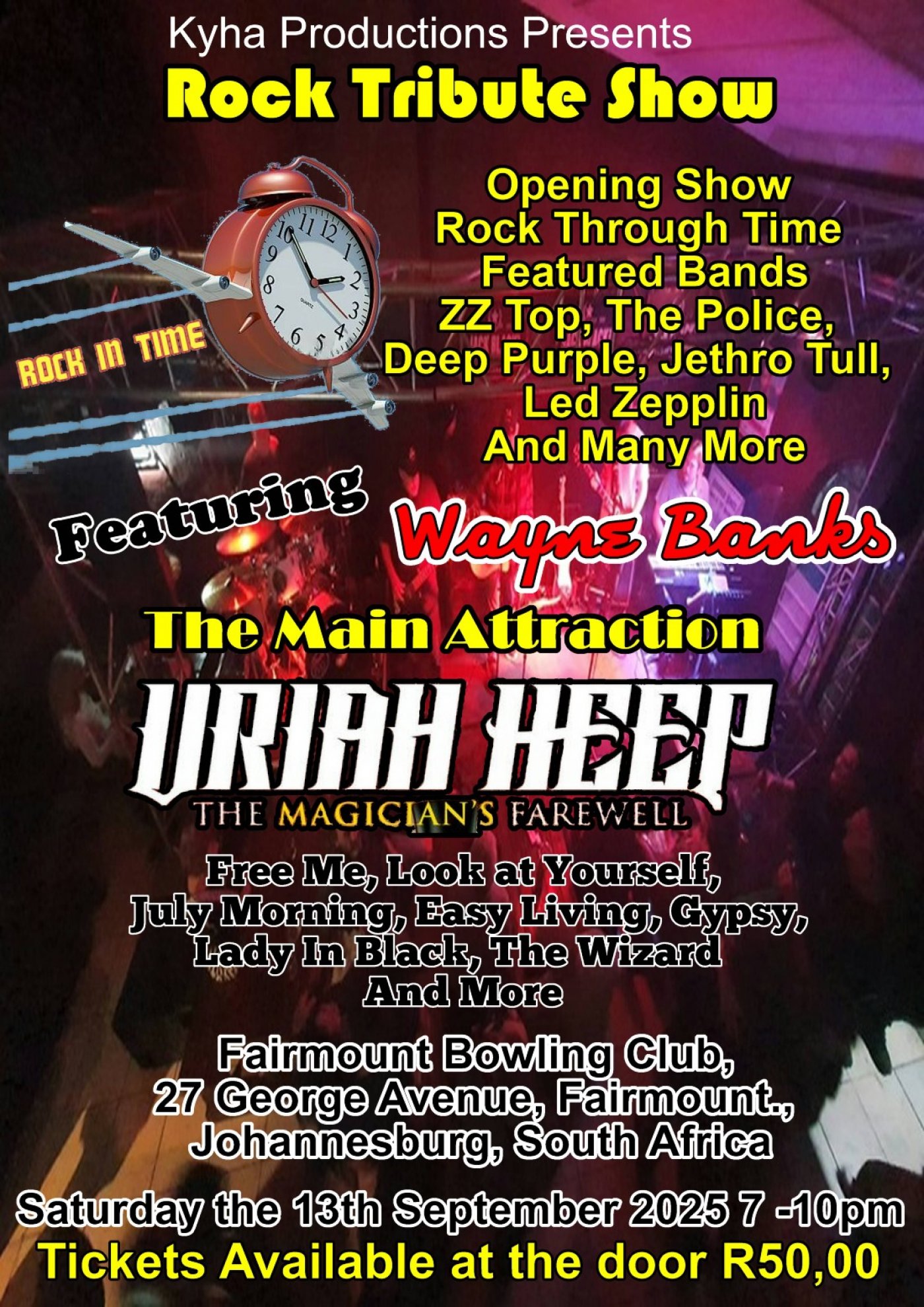 Rock In Time and Uriah Heep Tribute Show