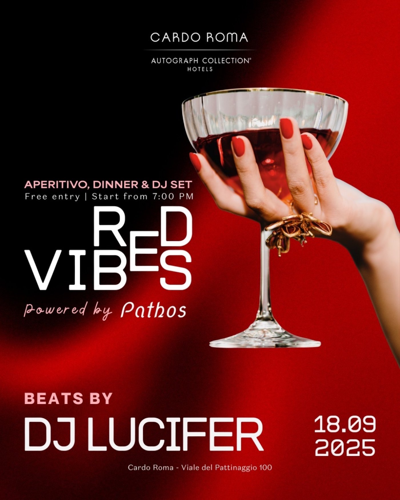 PATHOS with RED VIBES @ Cardo Roma Hotel