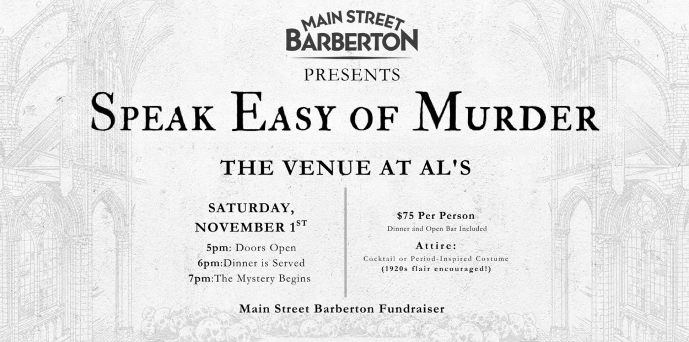 Speak Easy of Murder- A Murder Mystery Dinner