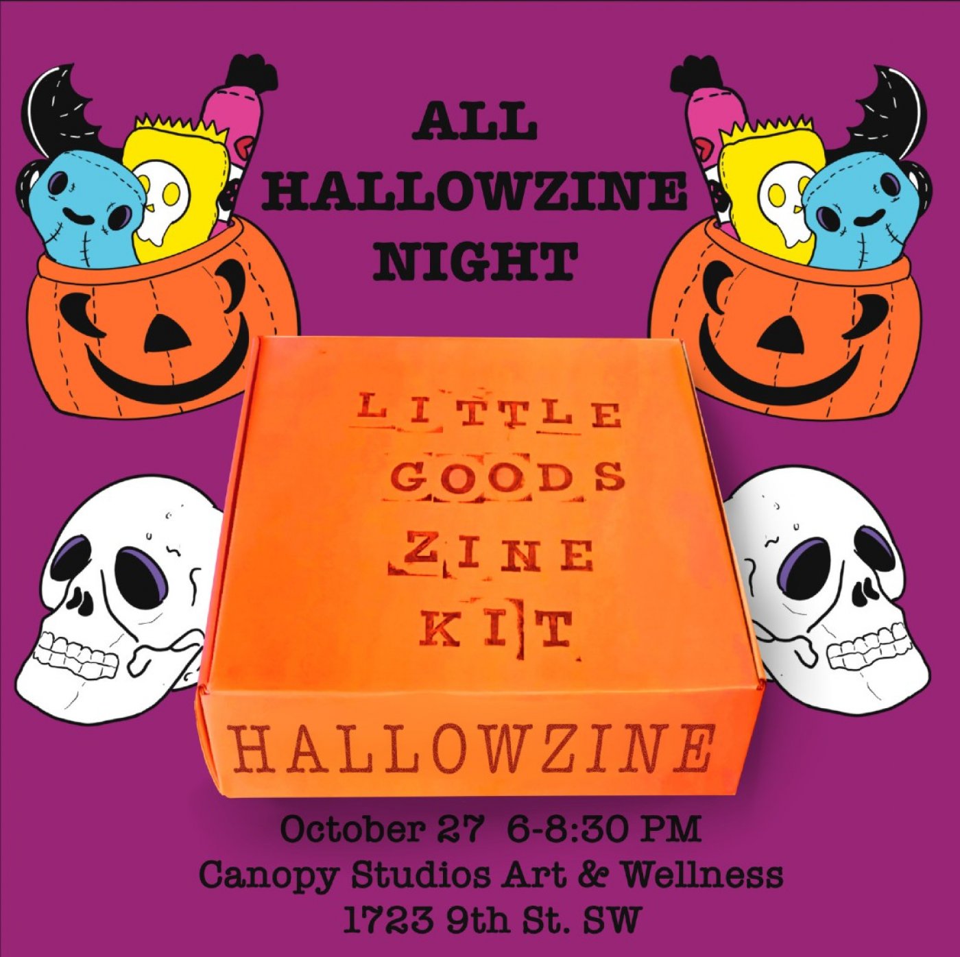 HALLOWZINE: A Night of Costumes, Candy & Creepy Collage