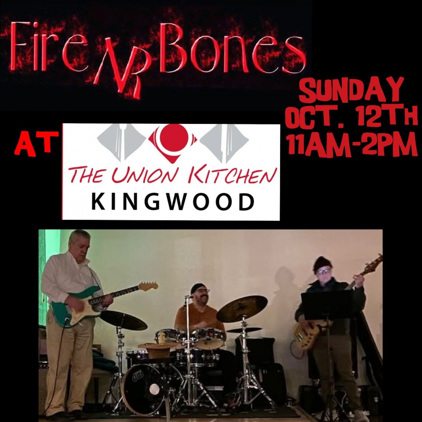 Fire NR Bones performs at The Union Kitchen in Kingwood