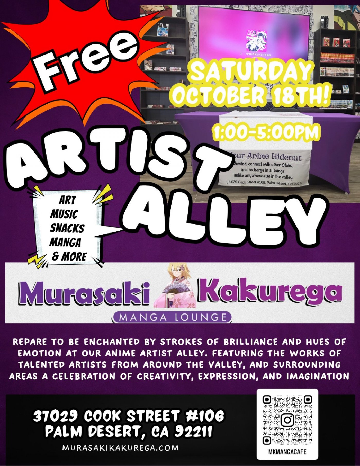 Anime Artist Alley @ Murasaki Kakurega