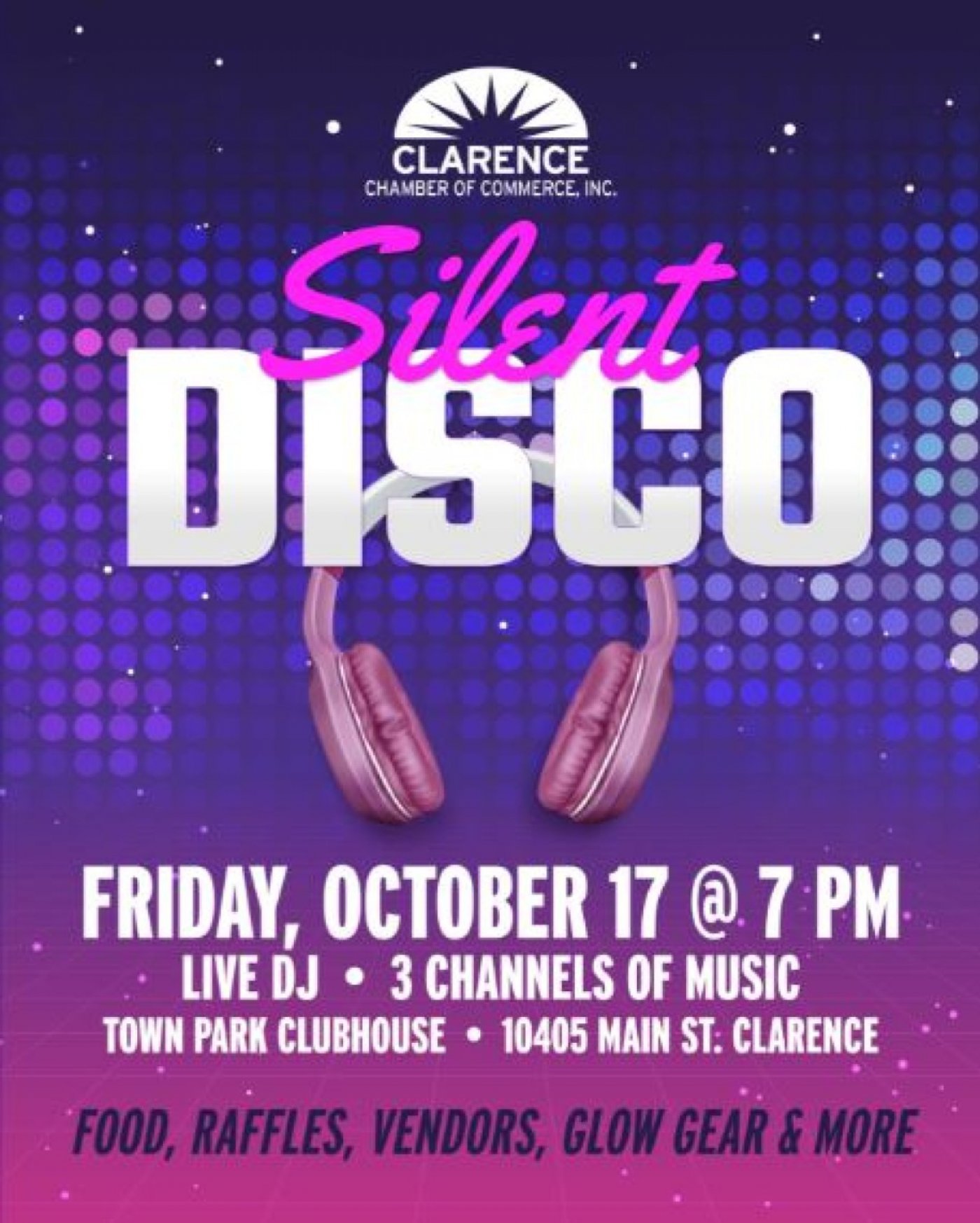 Clarence Chamber Silent Disco Community Event