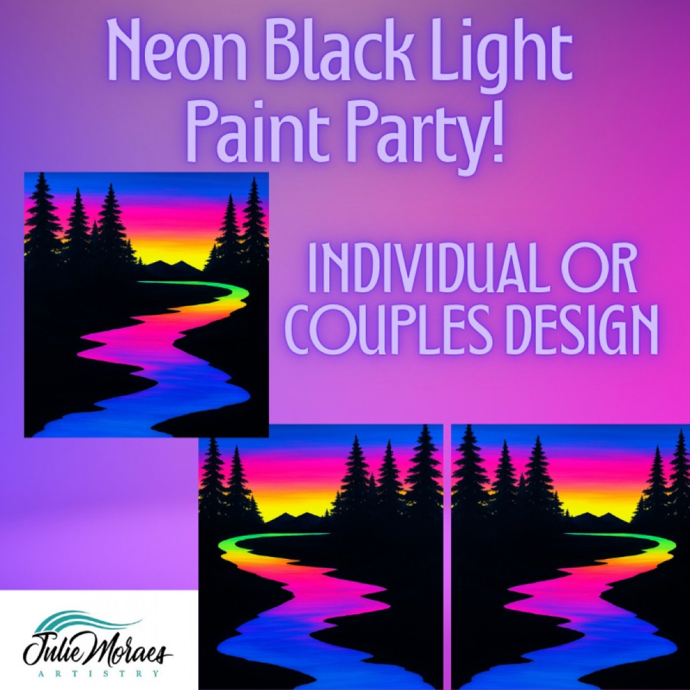 NEON BLACK LIGHT SIP & PAINT AT ODD MAN RUSH BREWING ~ADVANCED RESERVATION REQUIRED