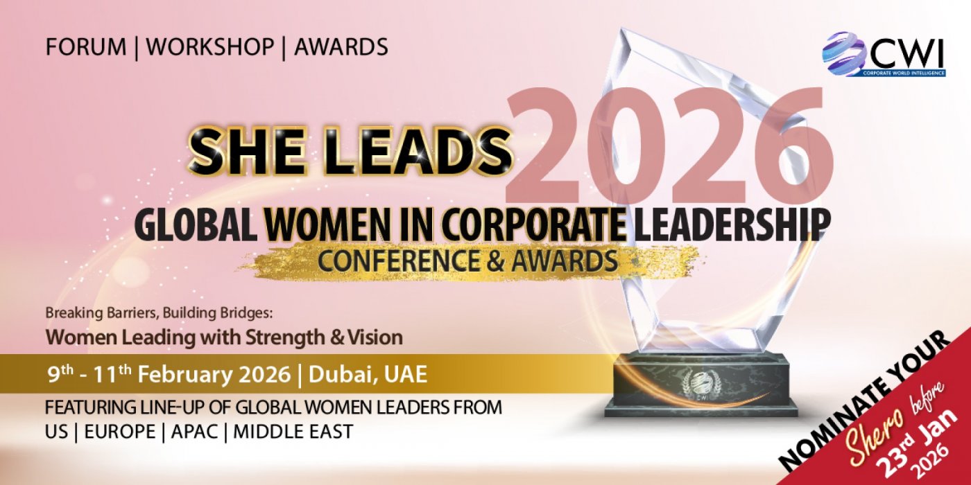SHE LEADS 2026 - Global Women in Corporate Leadership Conference & Awards