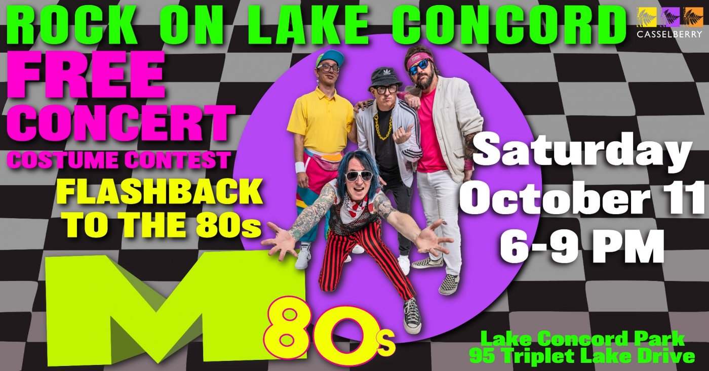 The M80s perform live at Casselberry's Rock on Lake Concord