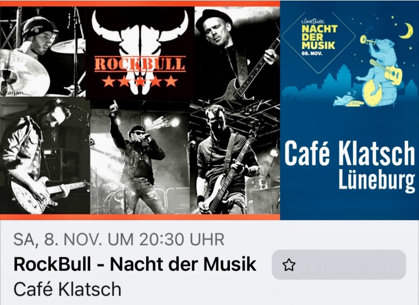 L\u00fcneburger Nacht der Musik mit ROCKBULL