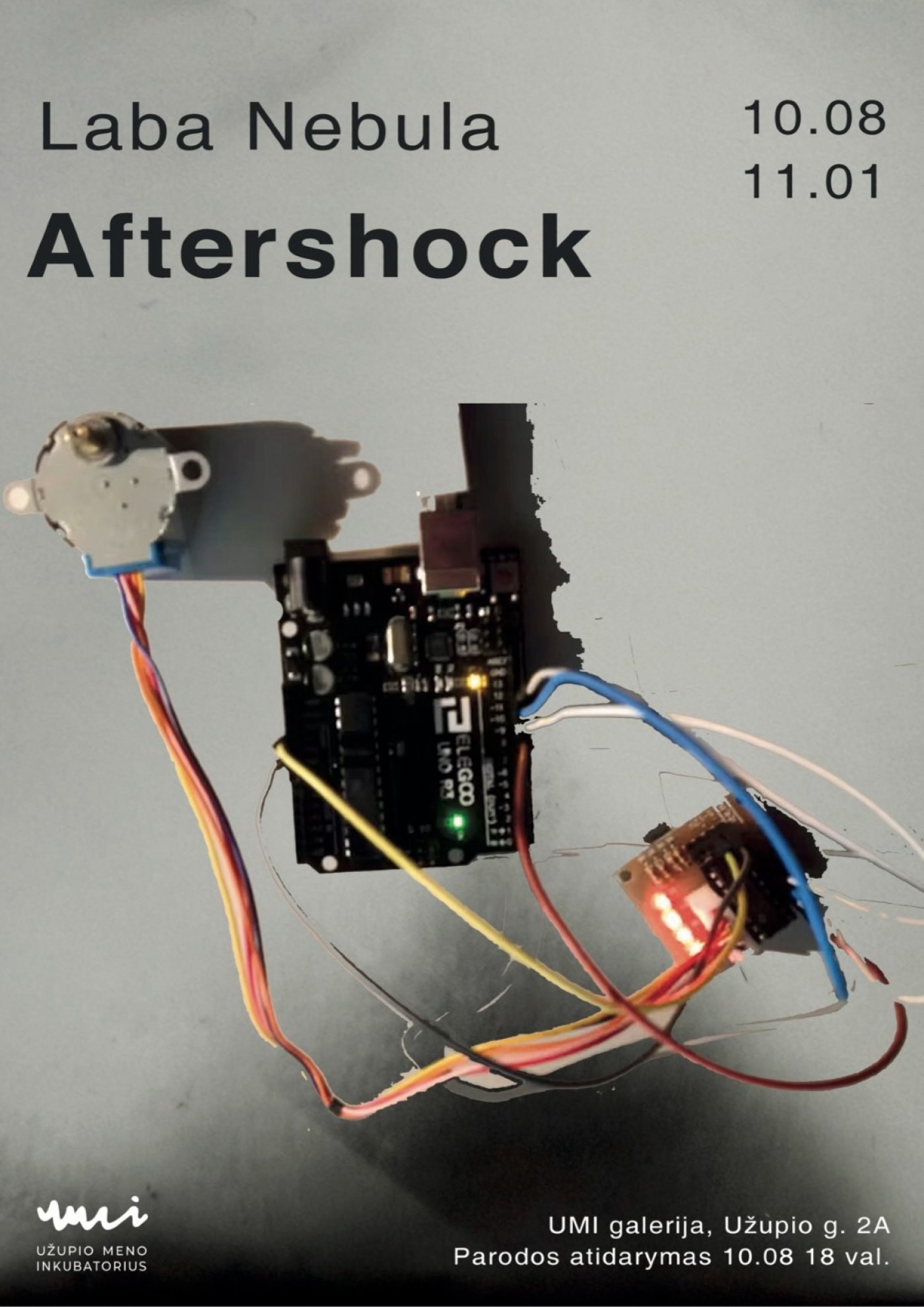 Laba Nebula (Kristina \u0160ven\u010dionyt\u0117 ir Art\u016bras Ustinovas) exhibition \u201eAftershock\u201c