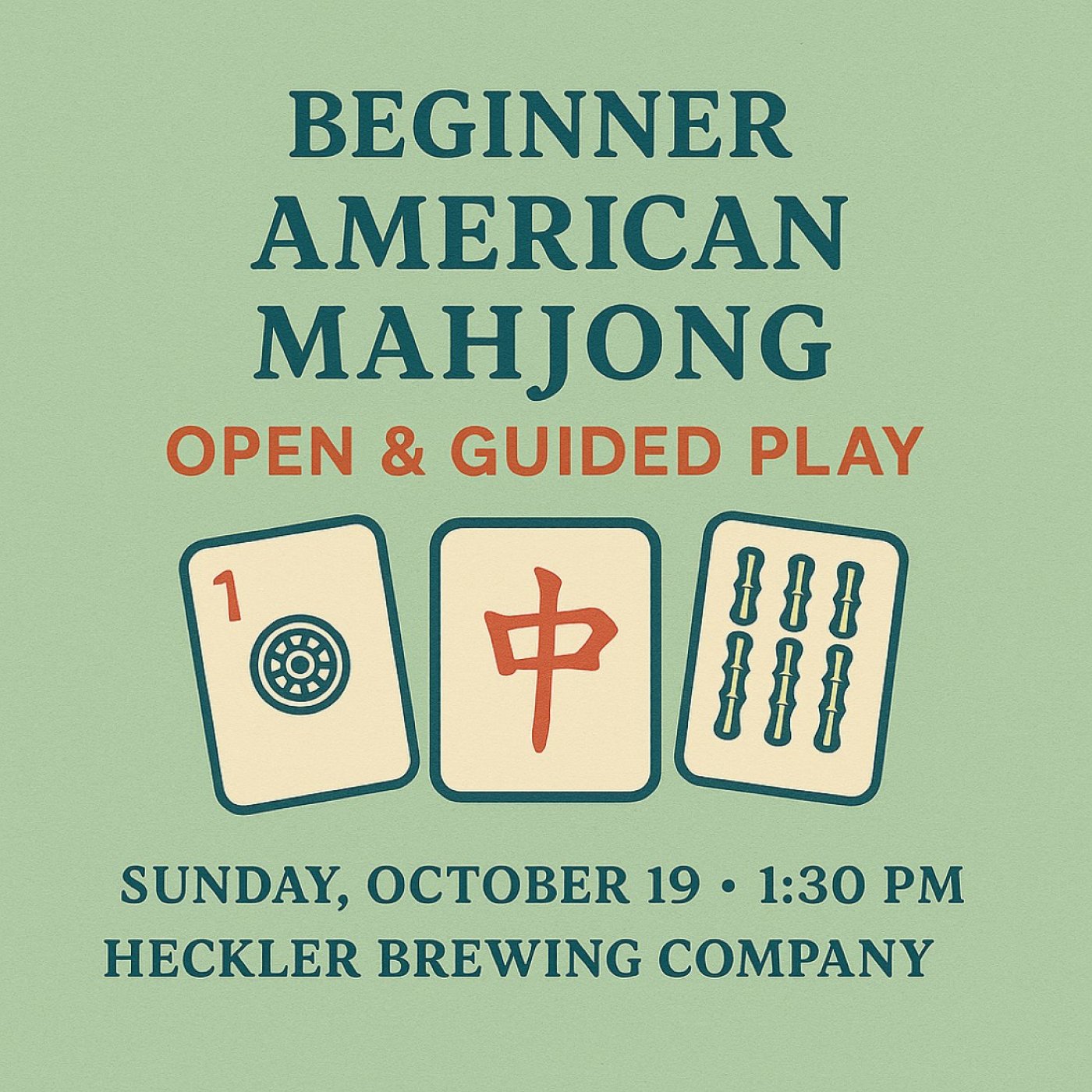 American Mahjong Open & Guided Play in Fayetteville NC
