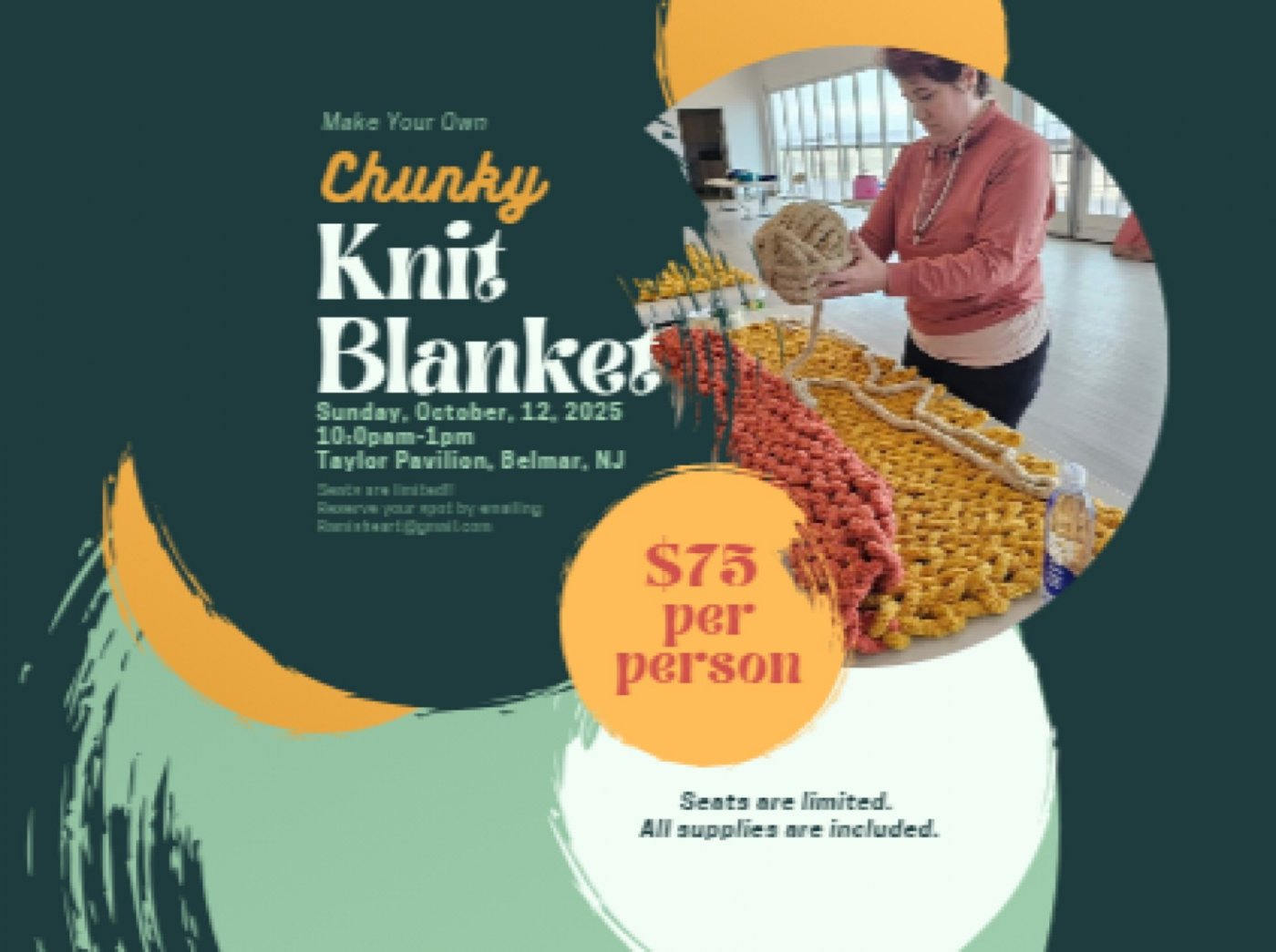 DIY Chunky Yarn Blanket
