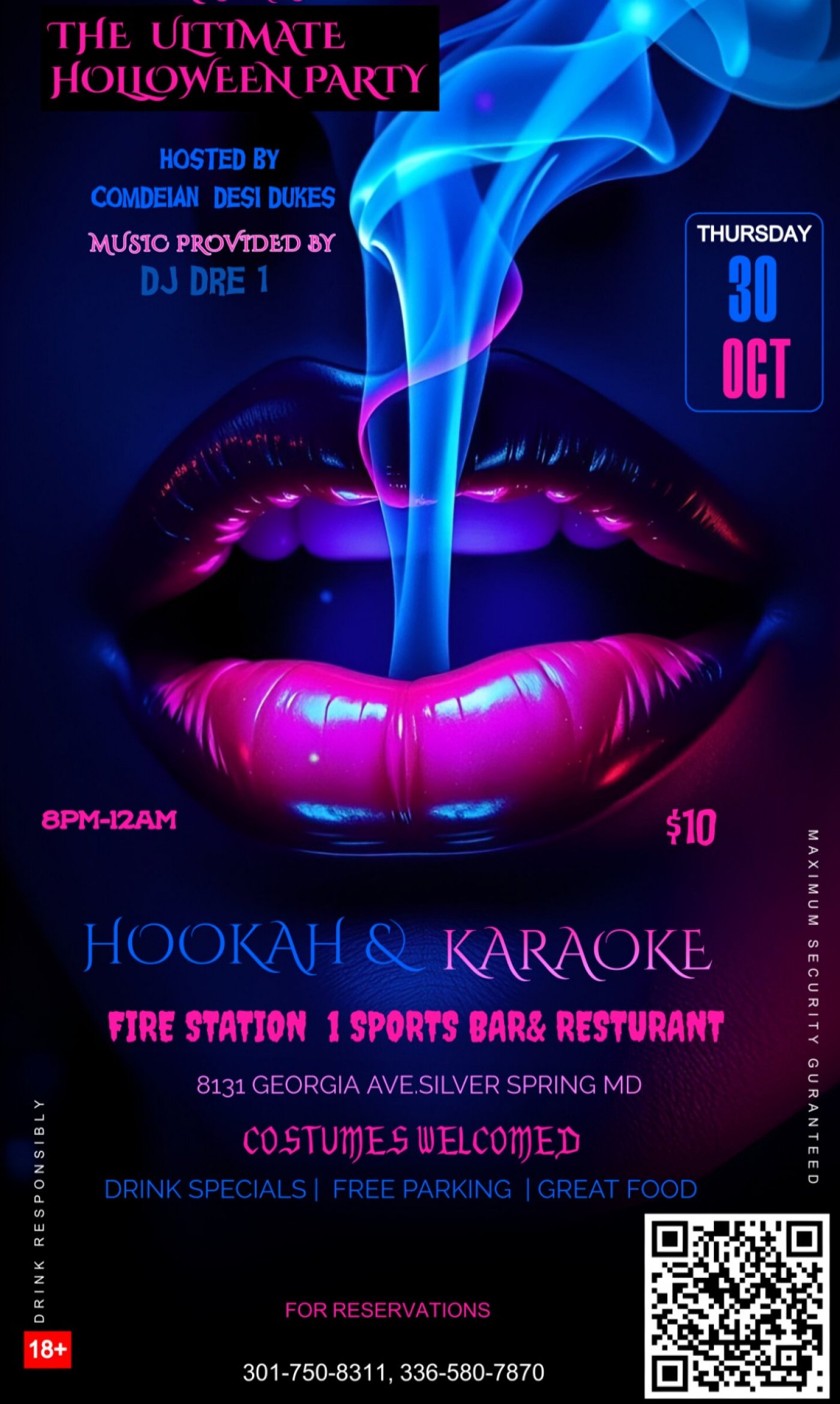 HOOKAH AND KARAOKE HOLLOWEEN BALL