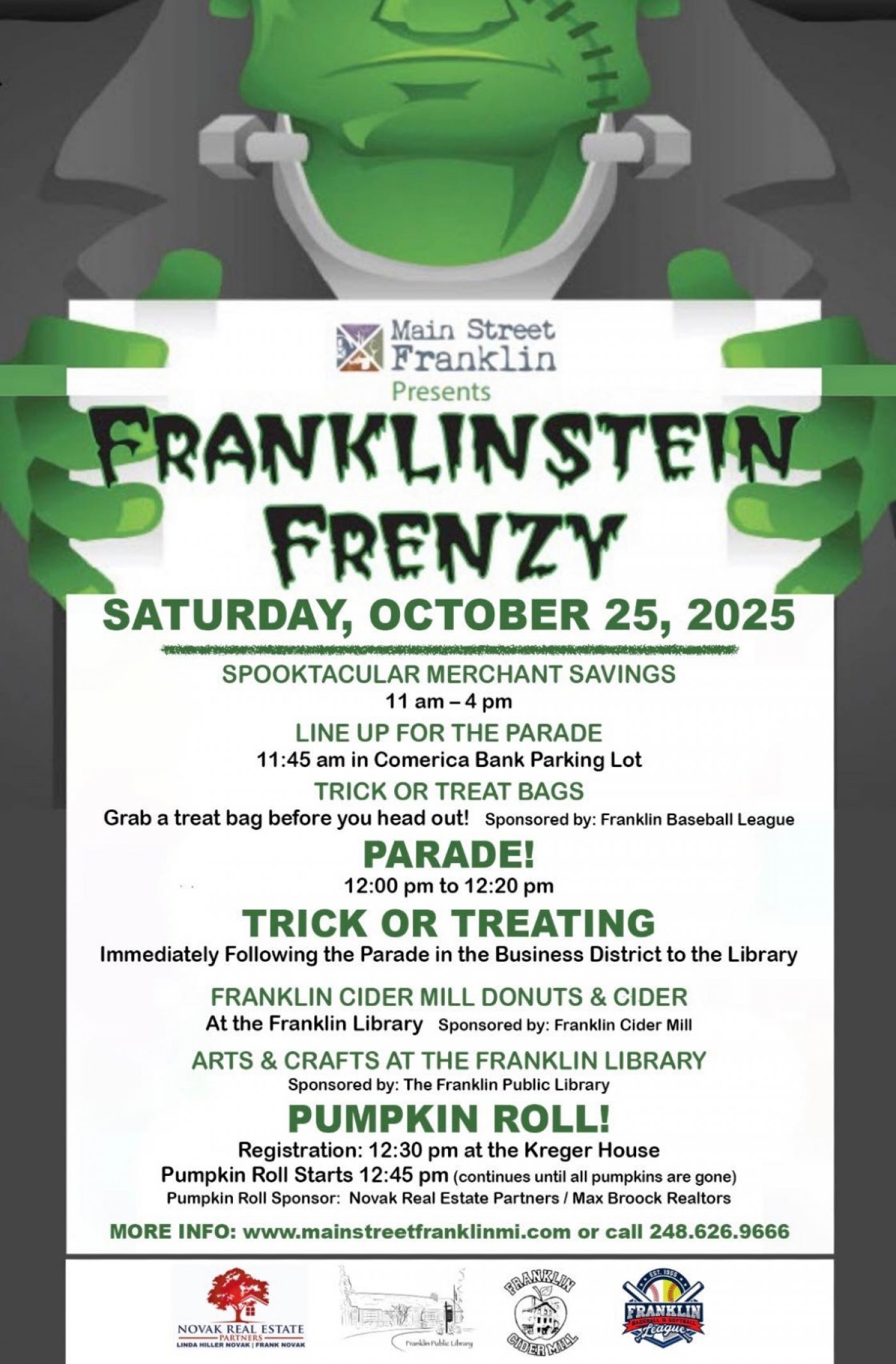 The Historic Main Street Franklins Annual Franklinstein Frenzy ...