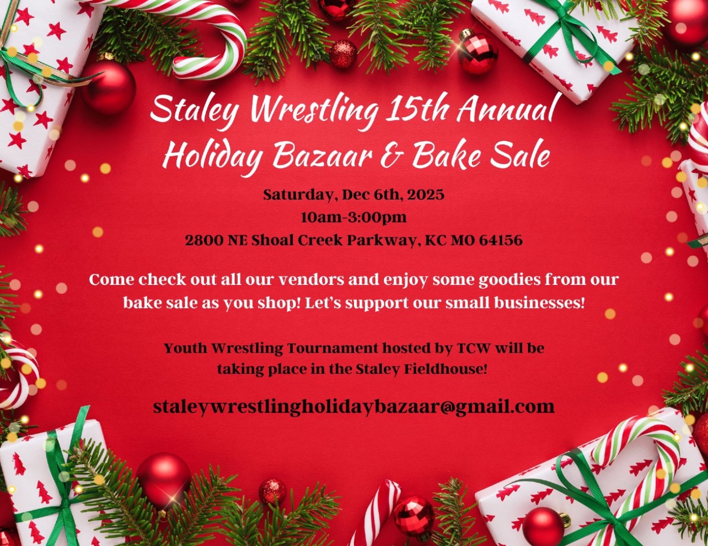 Staley High School Holiday Bazaar & Bake Sale