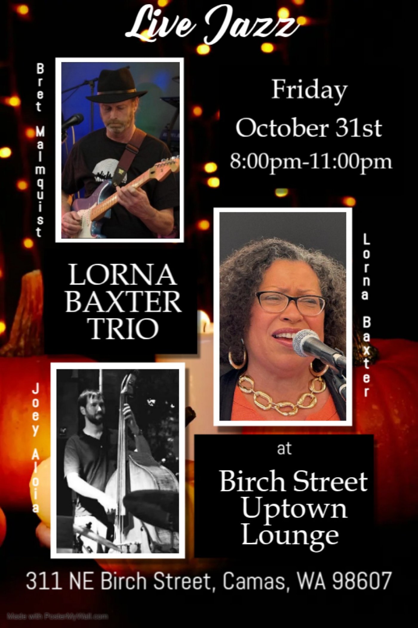 Lorna Baxter Trio at Birch Street Uptown Lounge