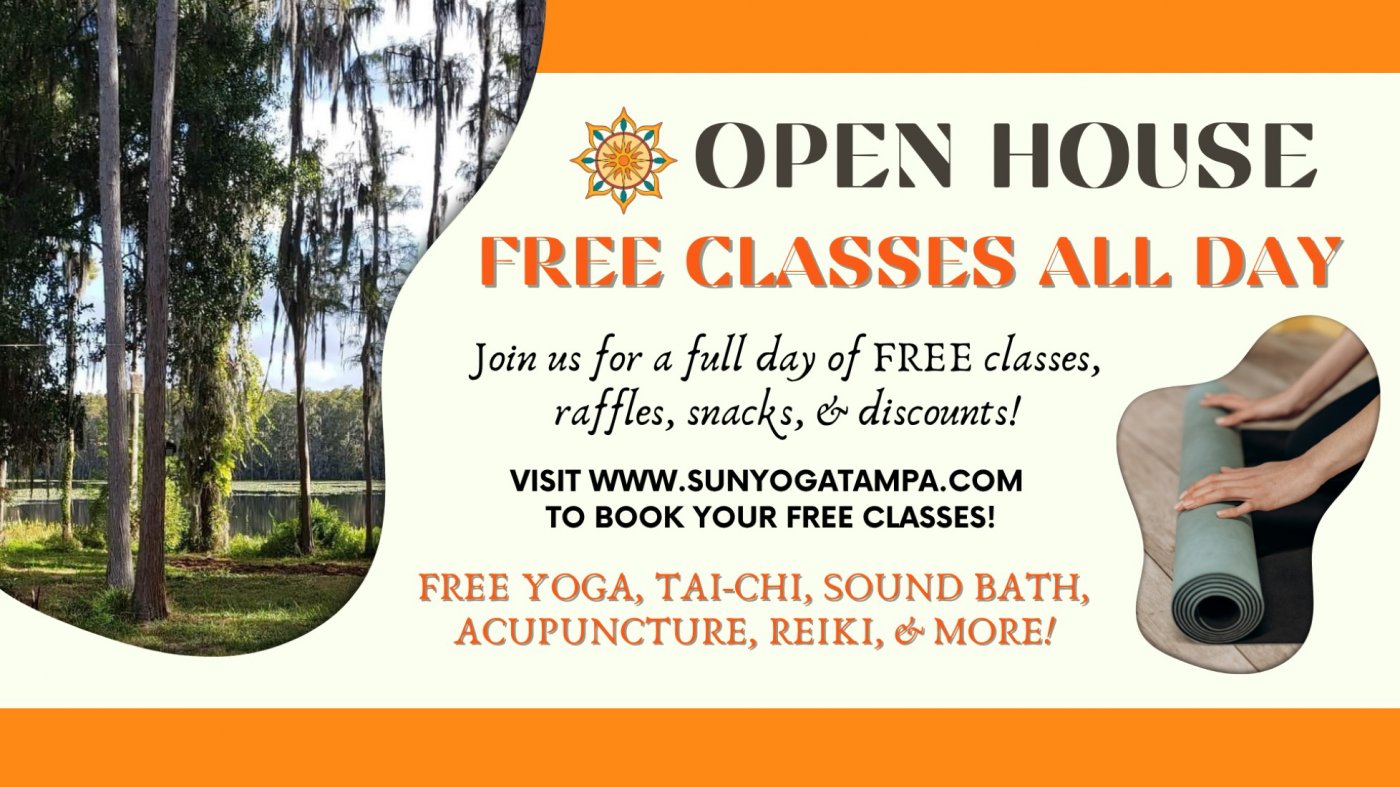 SUN YOGA OPEN HOUSE! FREE CLASSES ALL DAY!