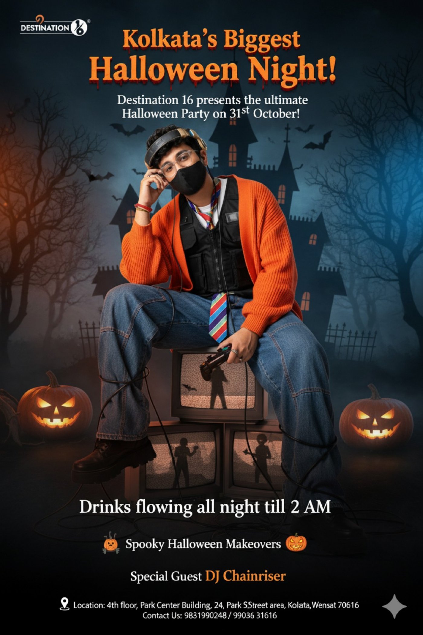 Biggest Halloween Party at Park Street, Kolkata