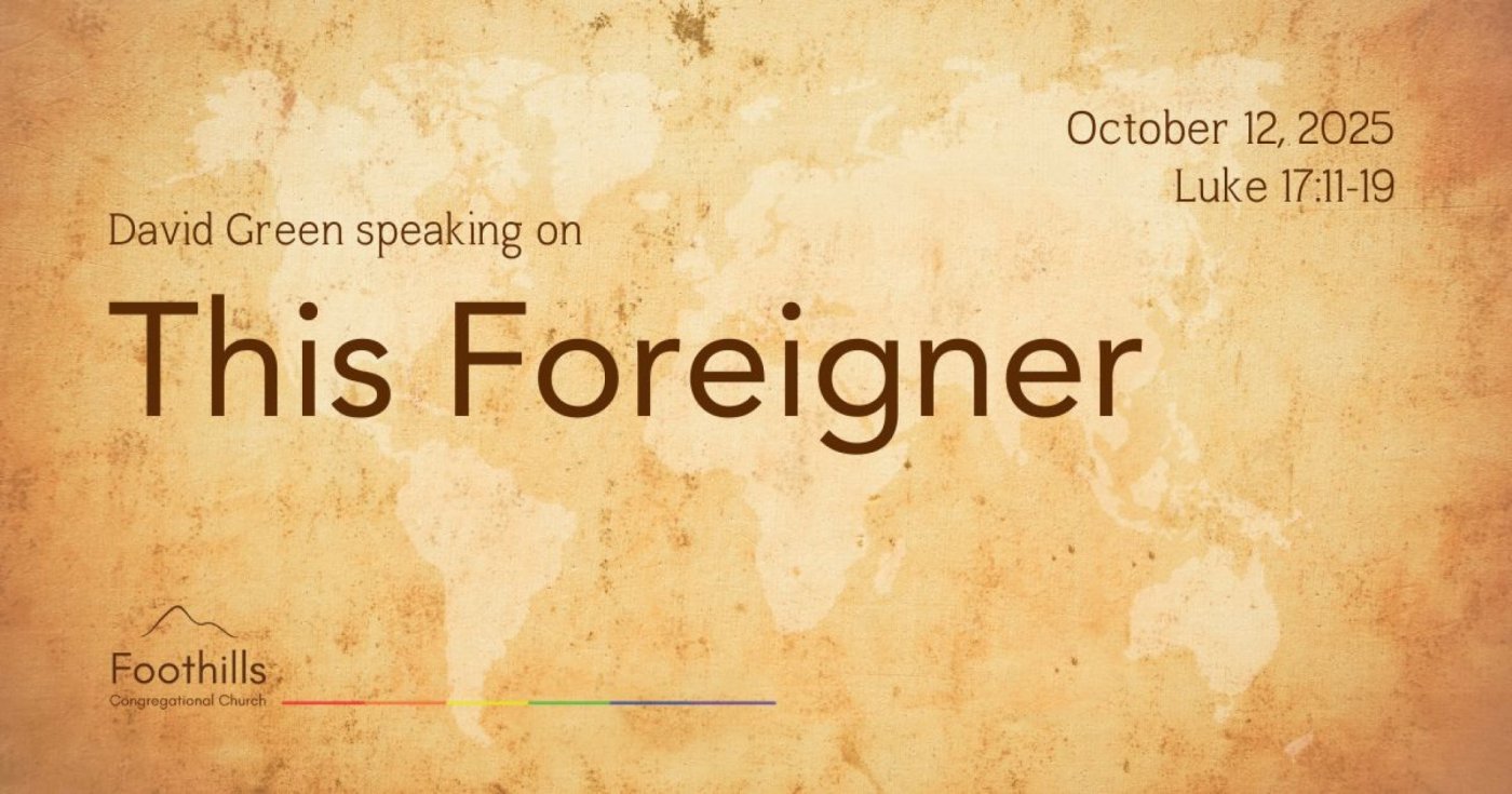 David Green speaking on "This Foreigner"