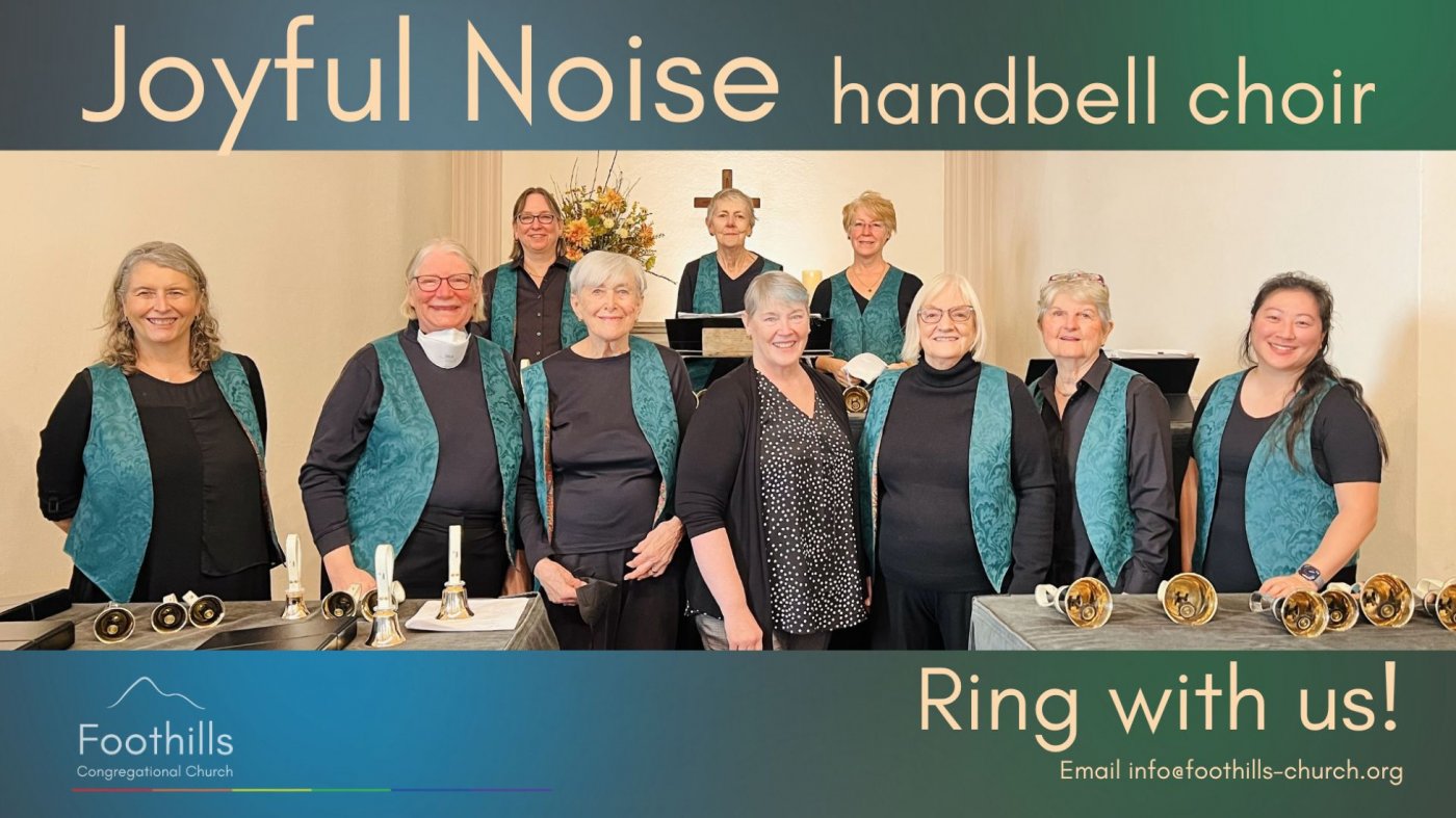 Joyful Noise Handbell Choir plays at Foothills