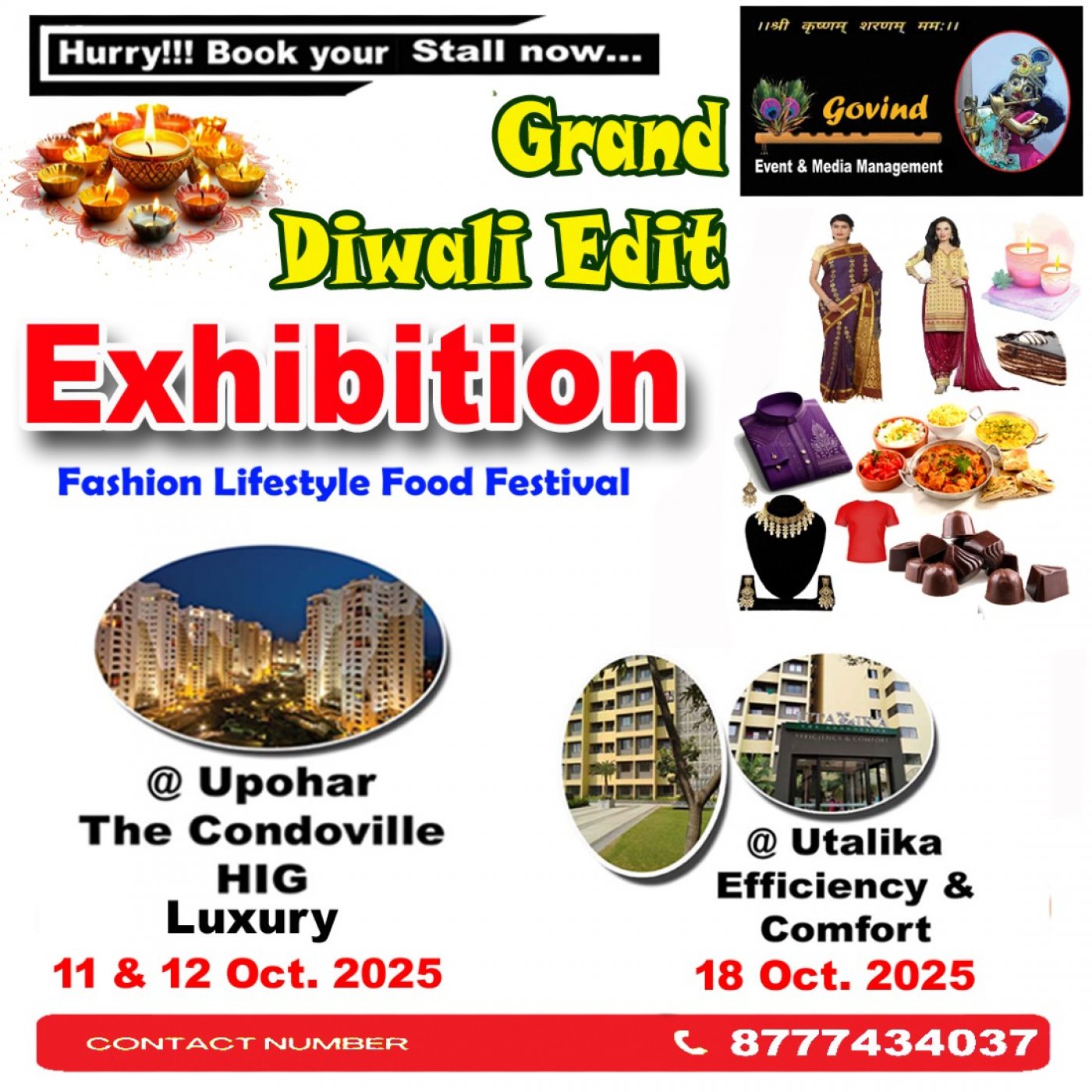 GRAND DIWALI EDIT EXHIBITION CUM SALE | Fashion Lifestyle and food Festival @ Kolkata West Bengal