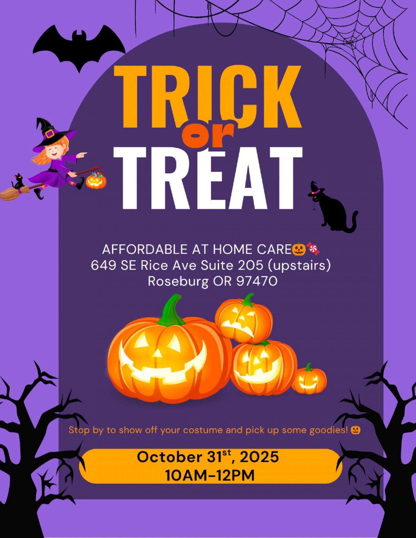 AFFORDABLE AT HOME CARE- TRICK OR TREAT