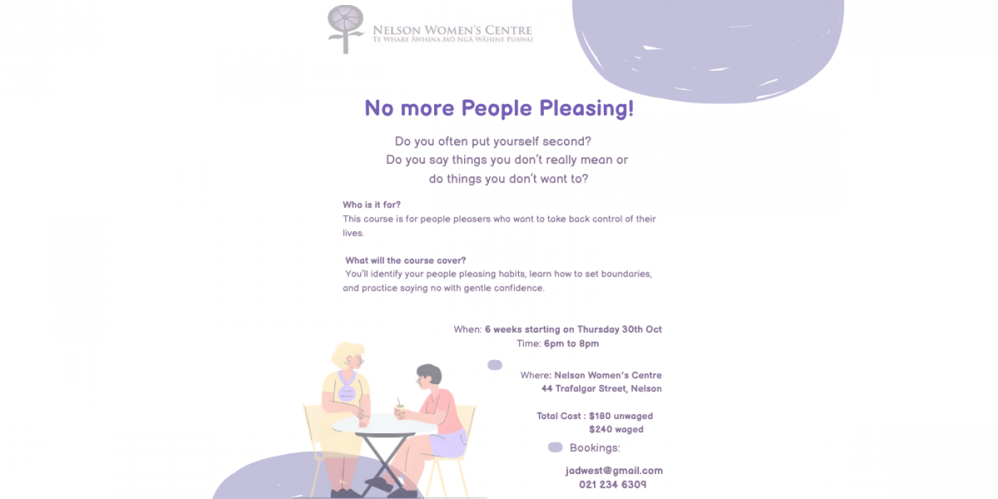 No more people pleasing!