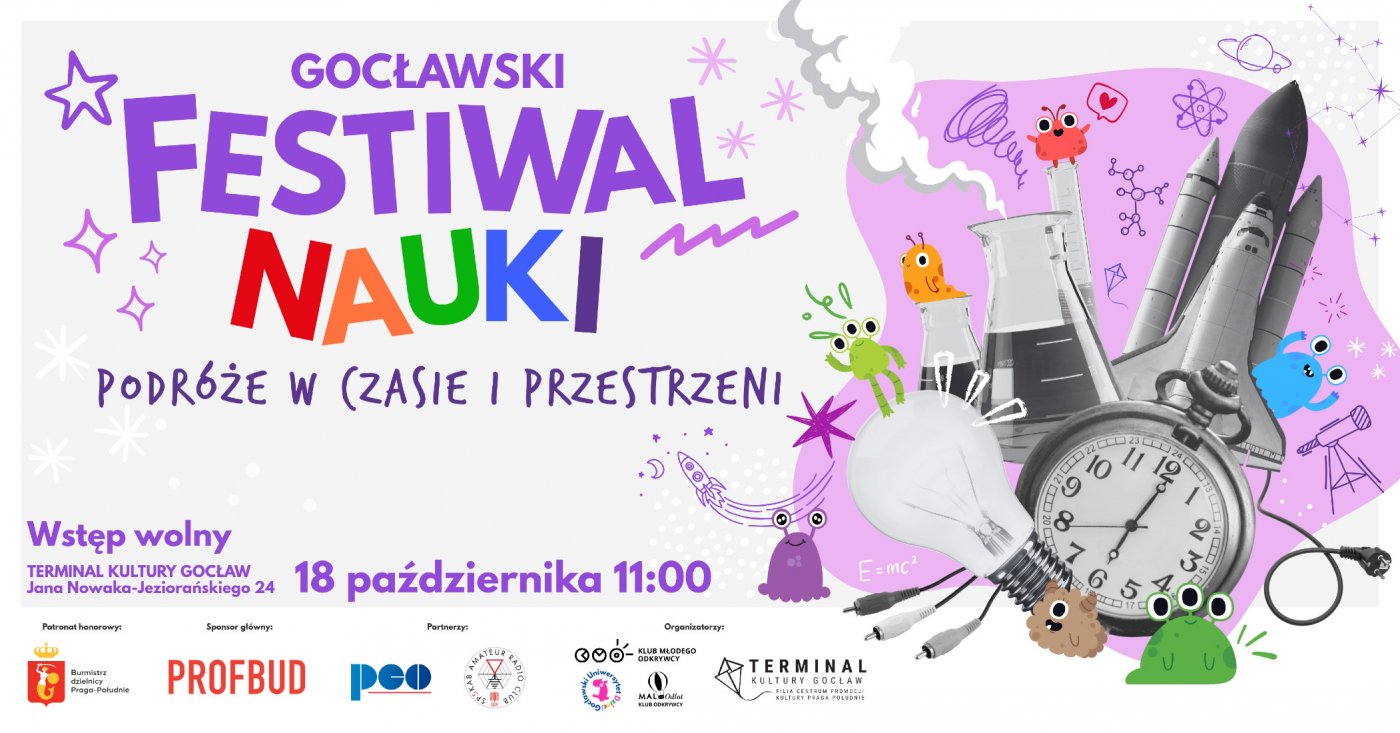 GOC\u0141AWSKI FESTIWAL NAUKI: Podr\u00f3\u017ce w czasie i przestrzeni