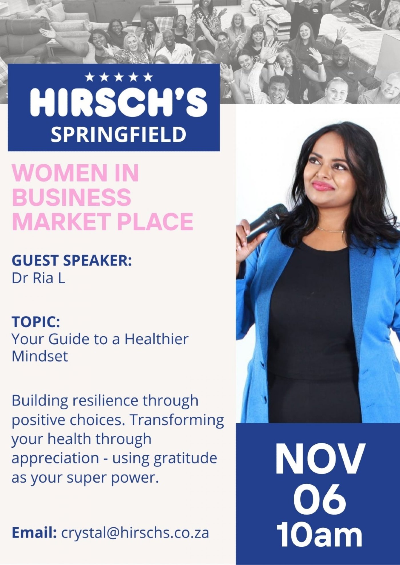 NETWORKING EVENT AT HIRSCH'S SPRINGFIELD