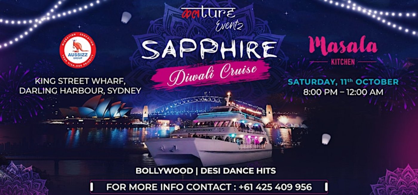 Sapphire \u2013 Bollywood Diwali Cruise Party \u2728