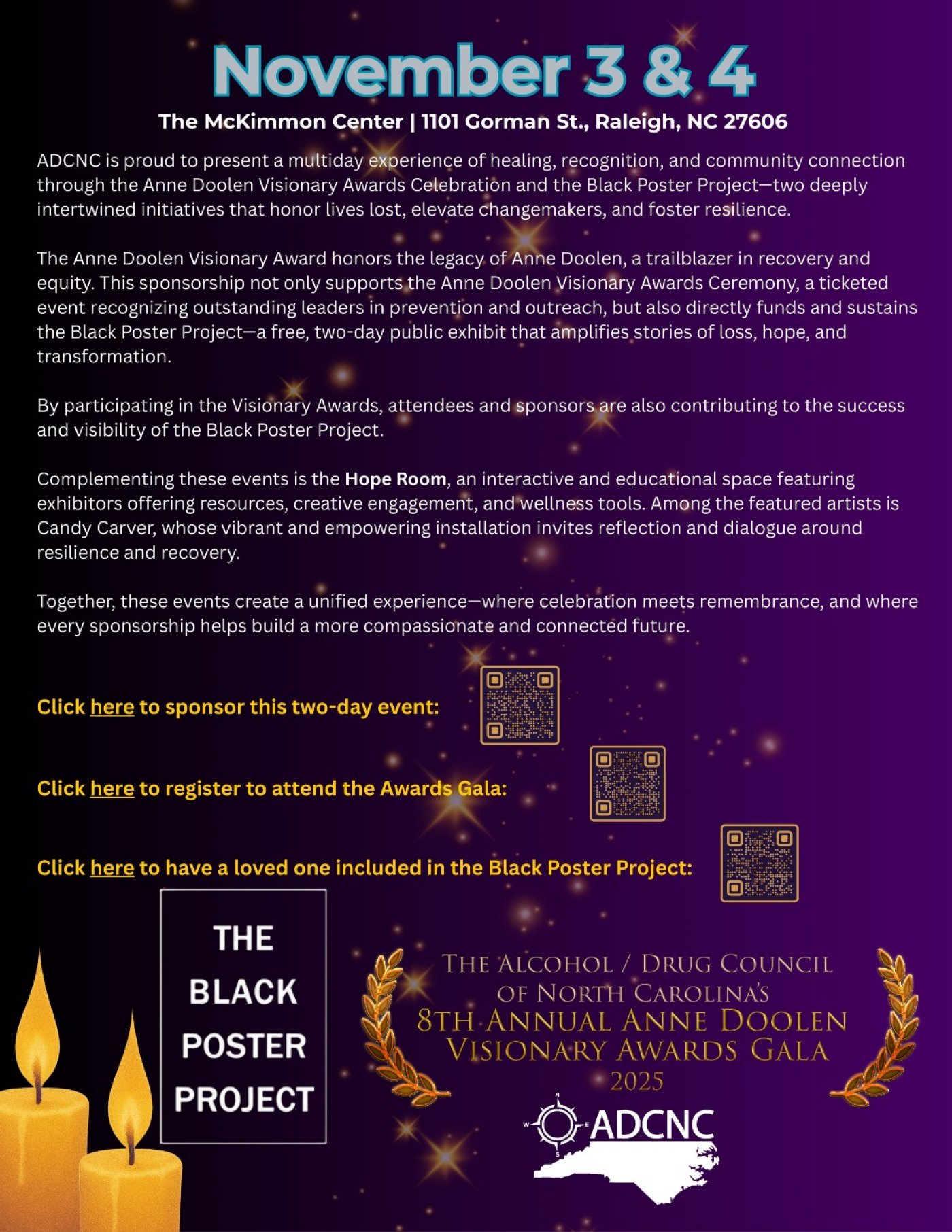 The Black Poster Project and the Anne Doolen Visionary Awards Gala