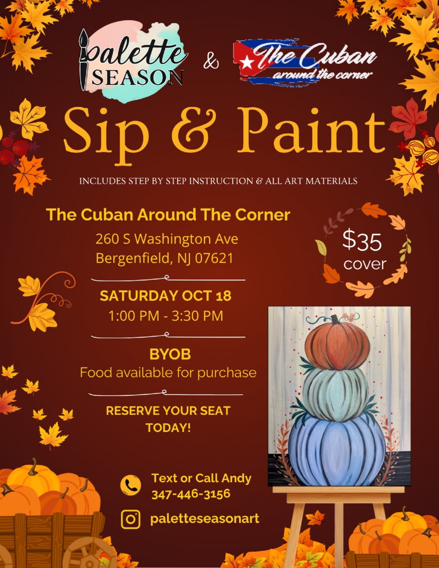 Palette Season Art at Cuban around the Corner
