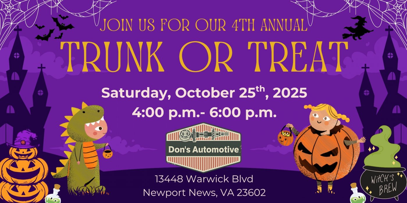 Don's Automotive 4th Annual Trunk or Treat