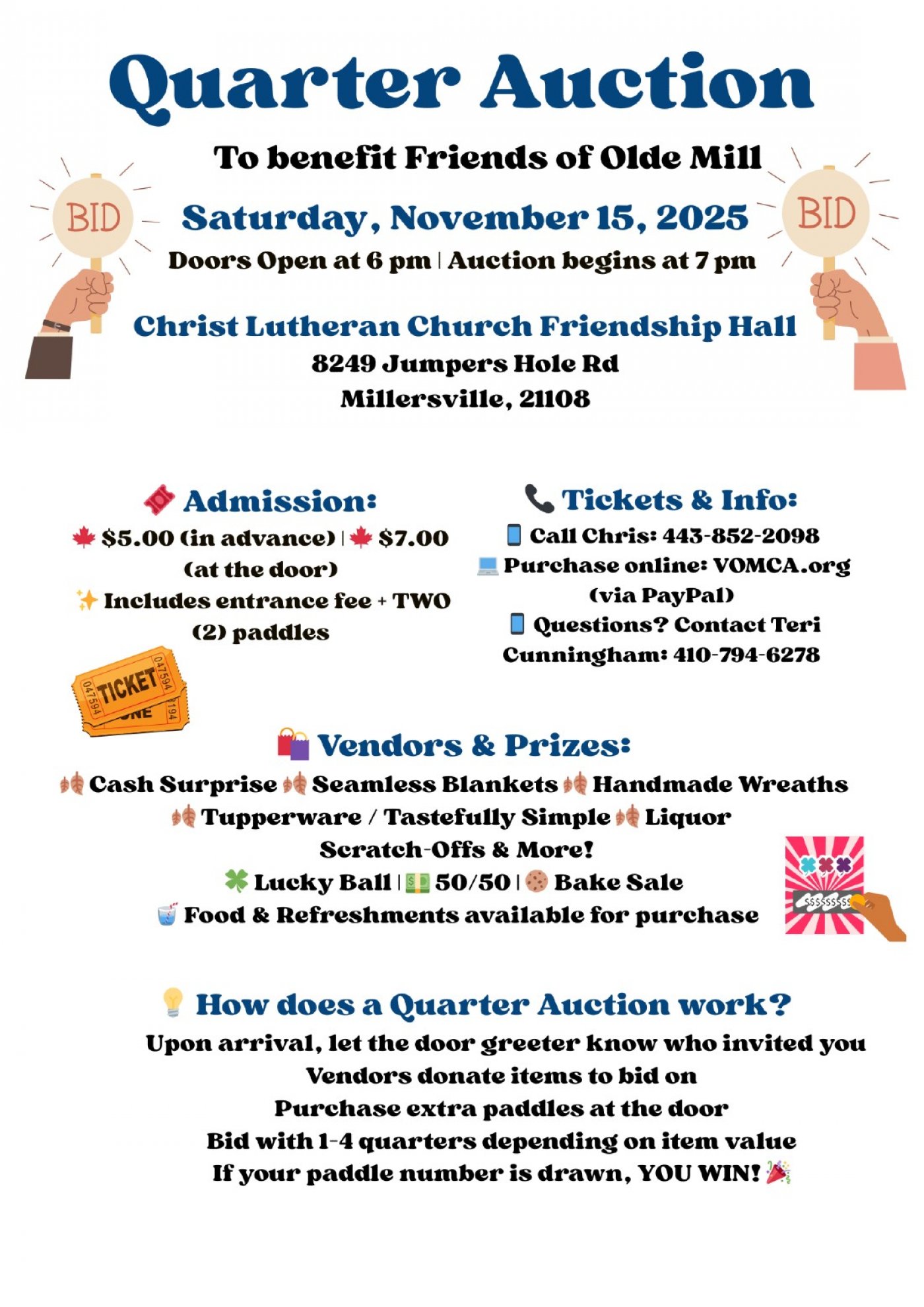 Quarter Auction in Millersville, MD