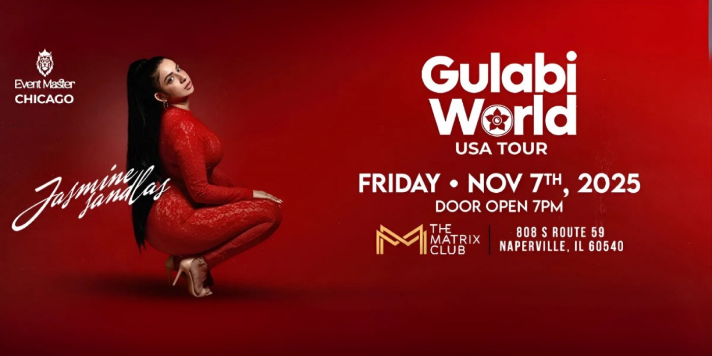 Jasmine Sandals Gulabi World Tour Chicago