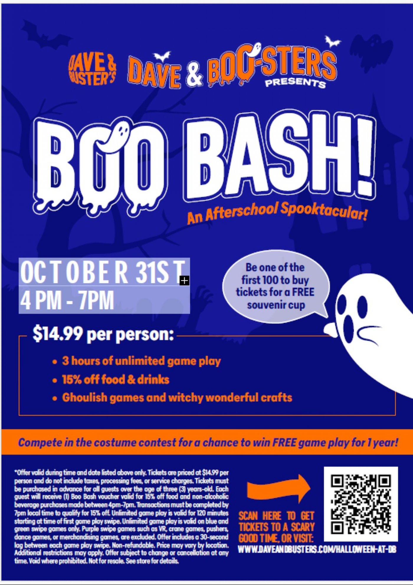 Dave & Buster's Boo Bash