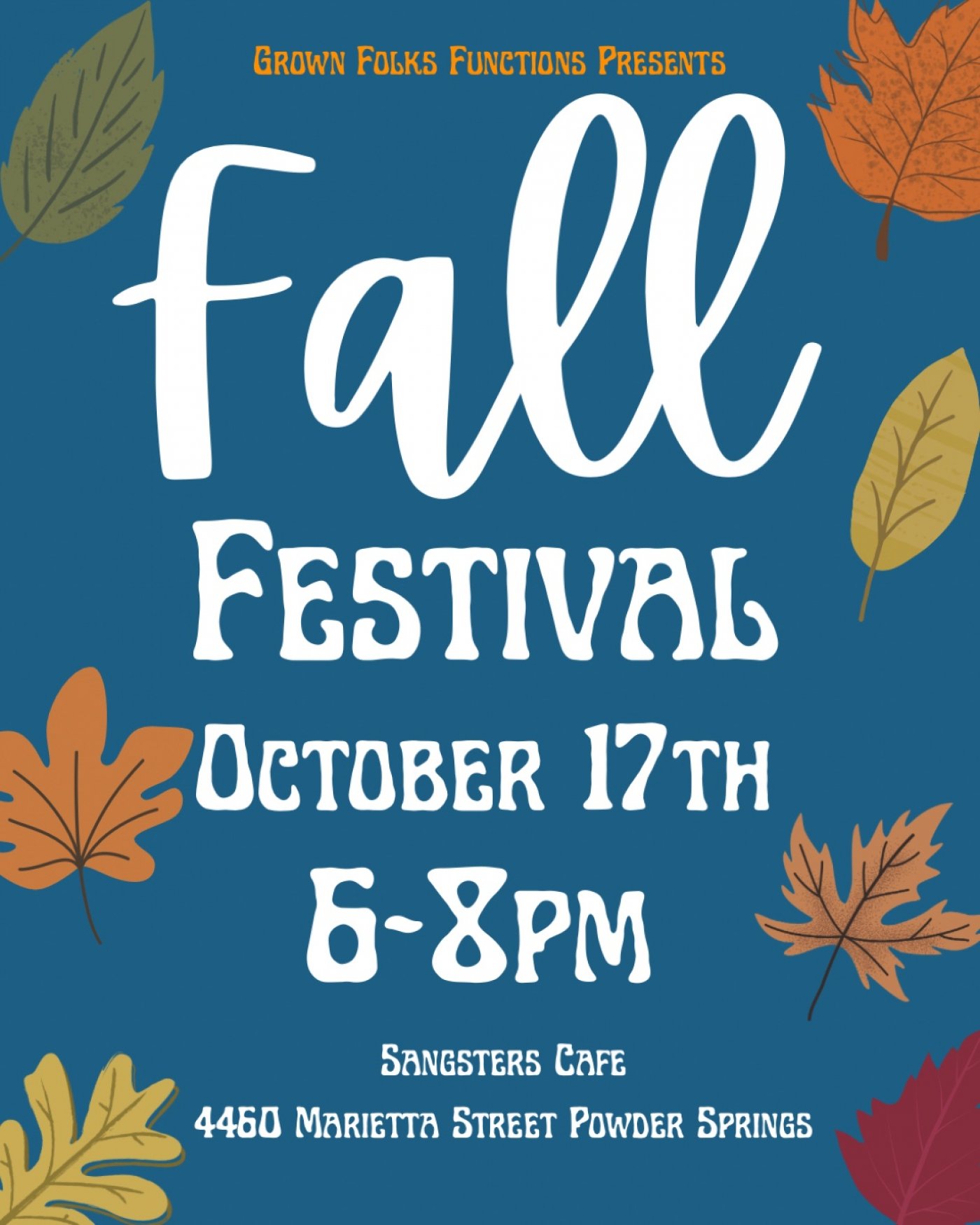 Grown Folks Functions Fall Festival
