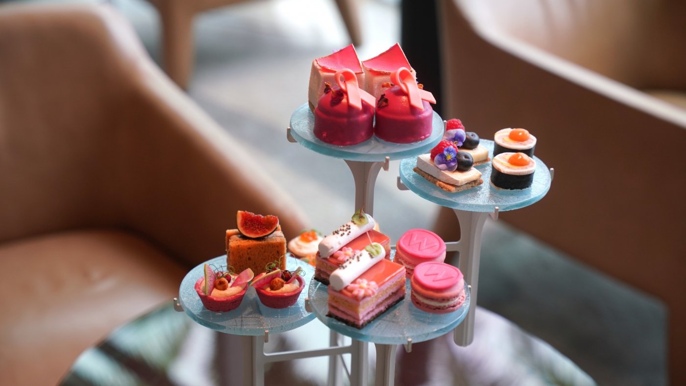 W Singapore \u2014 Sentosa Cove: Pink October Afternoon Tea