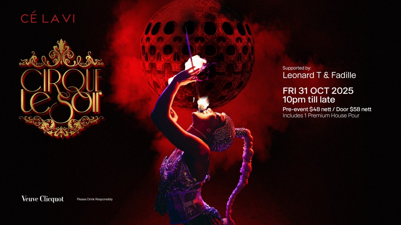 Cirque Le Soir takes over Halloween at C\u00c9 LA VI Singapore