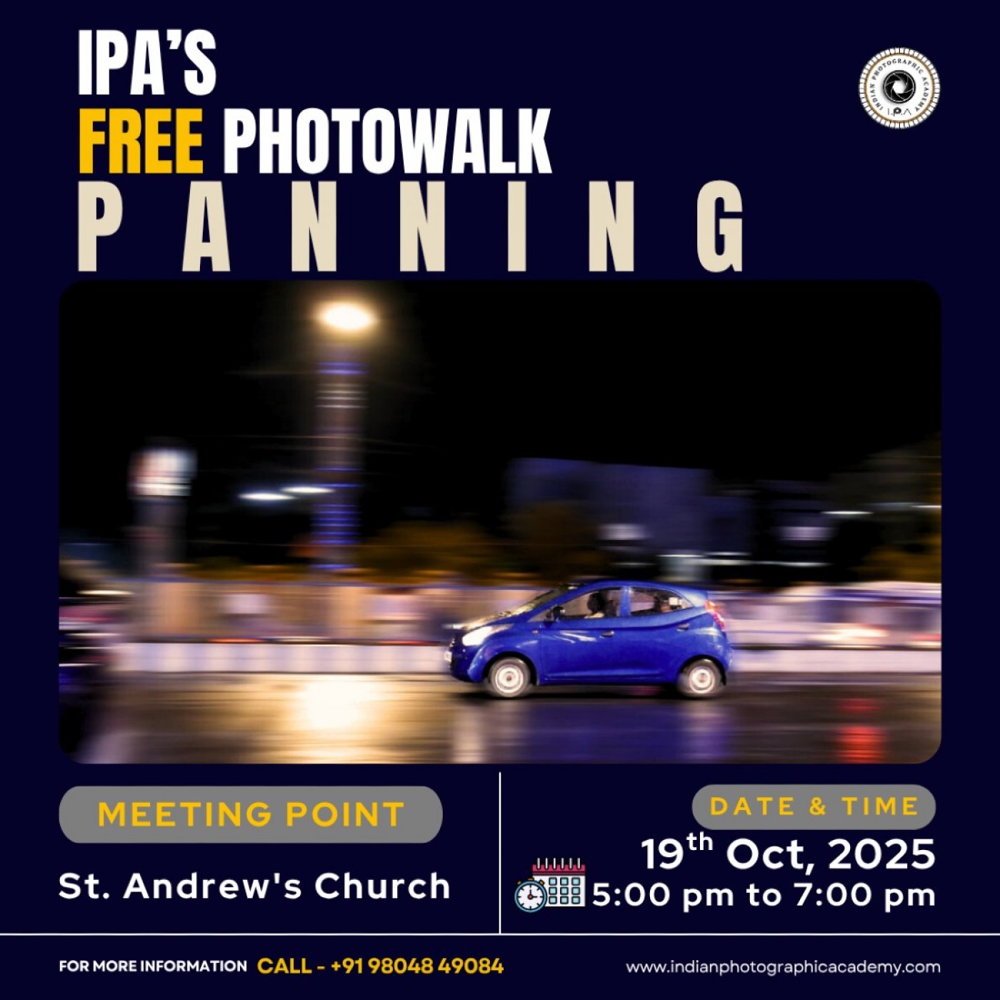 IPA\u2019s free photowalk - Panning