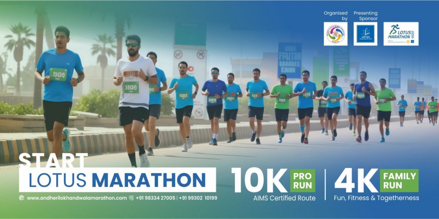 Lotus Marathon - Event of Rotary Club of Mumbai North End