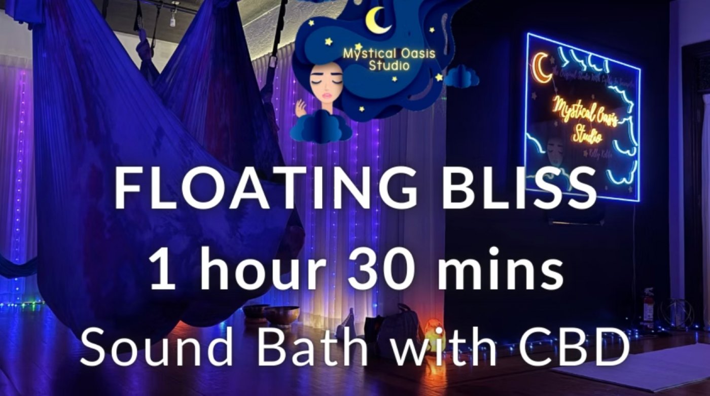 Floating Bliss 90 Min Sound Bath with Kelly