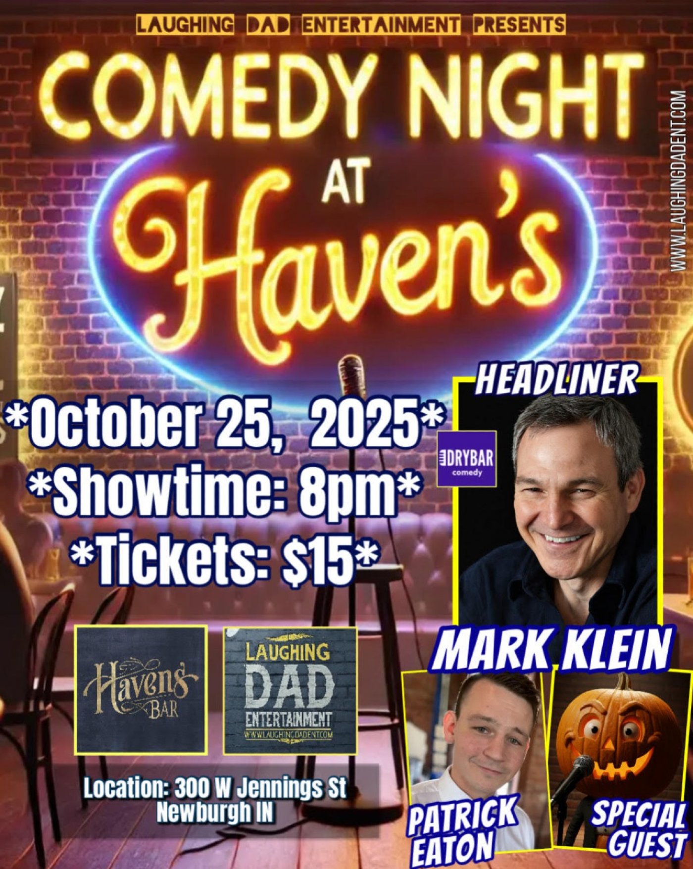 Comedy Night at Haven's in Newburgh!