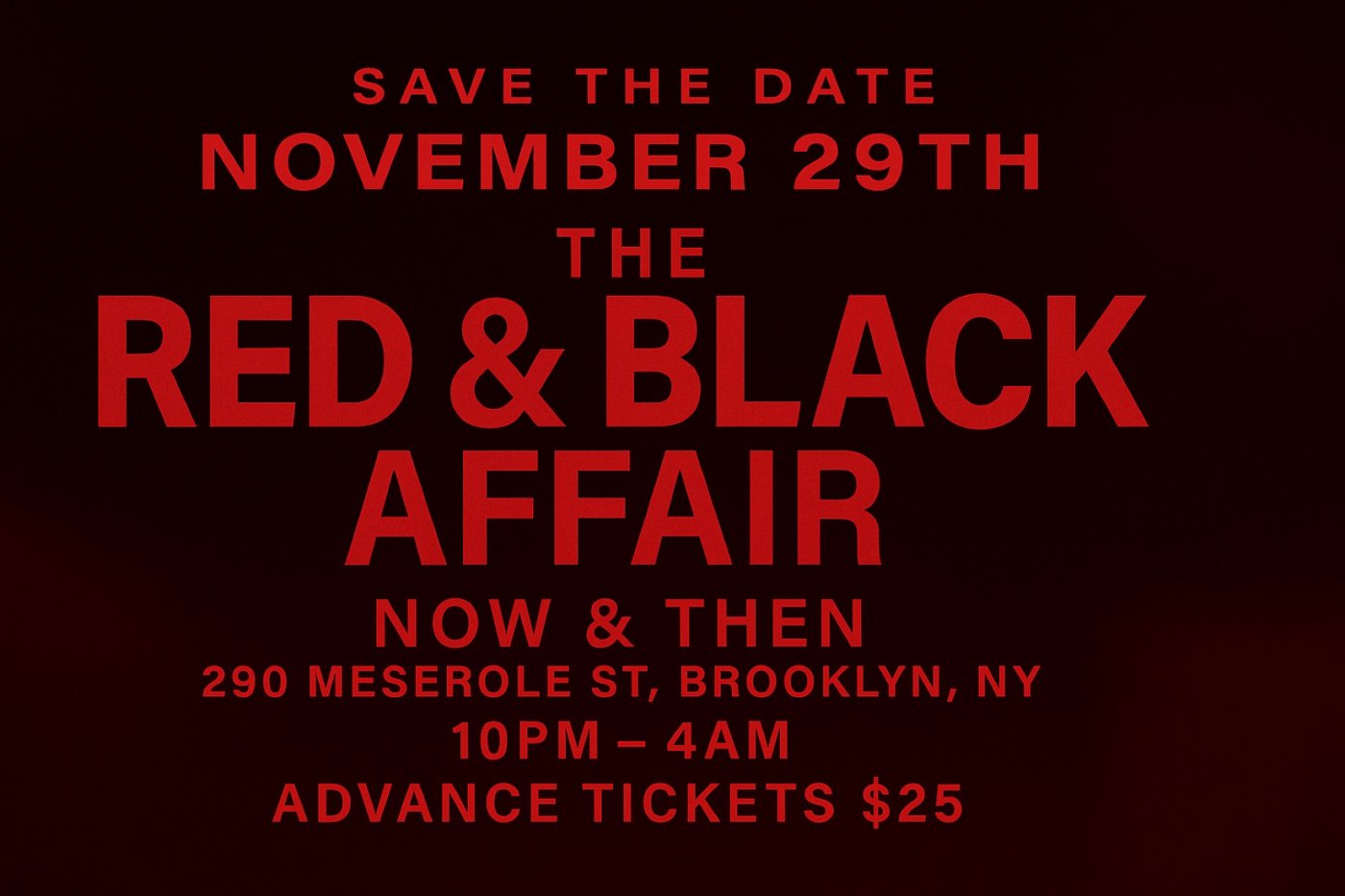 RED & BLACK AFFAIR