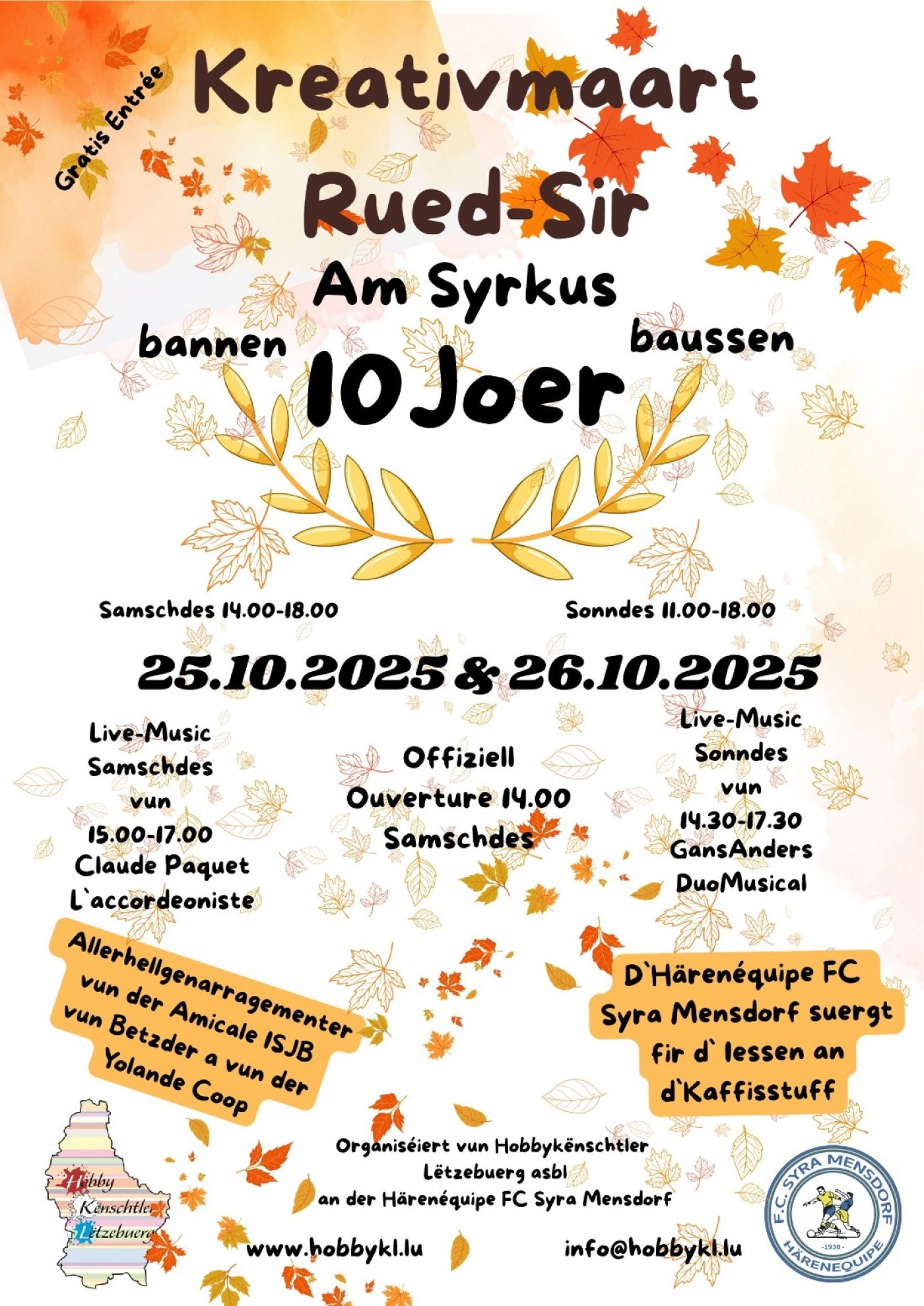 10th Creators Market at the Syrkus in Roodt-Syre