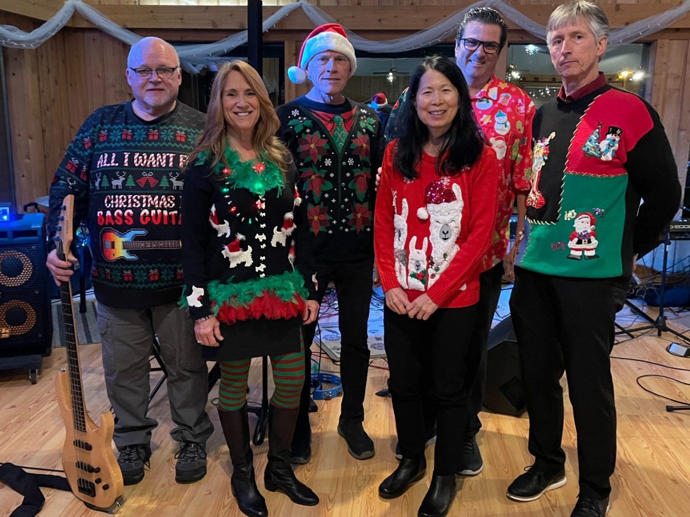 Rear View Mirror Ugly Holiday Sweater Party!