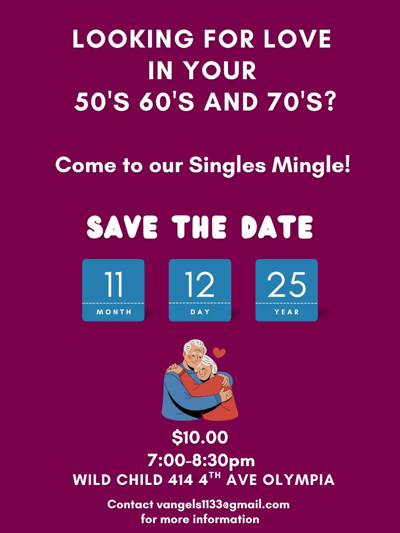 SENIOR SINGLES MINGLE